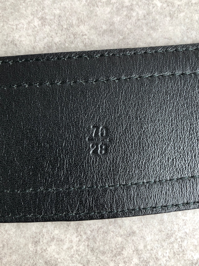 PRADA プラダ ベルト ブラック ロゴ レザー メタルバックル vintage ヴィンテージ オールド mverzc