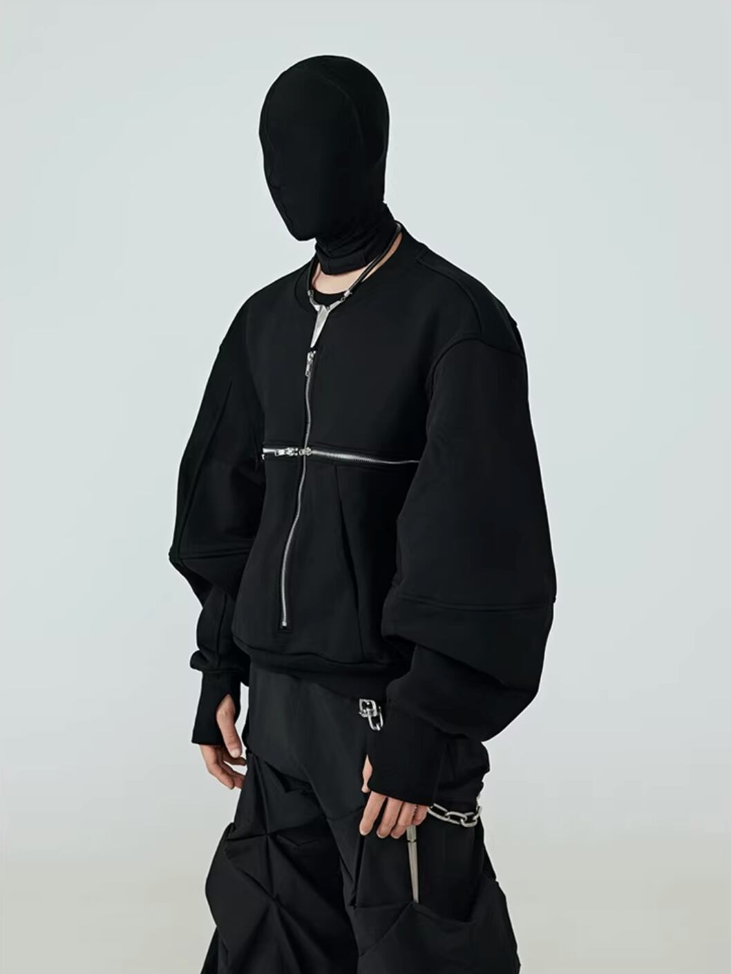 Cross Zip Pullover 0016