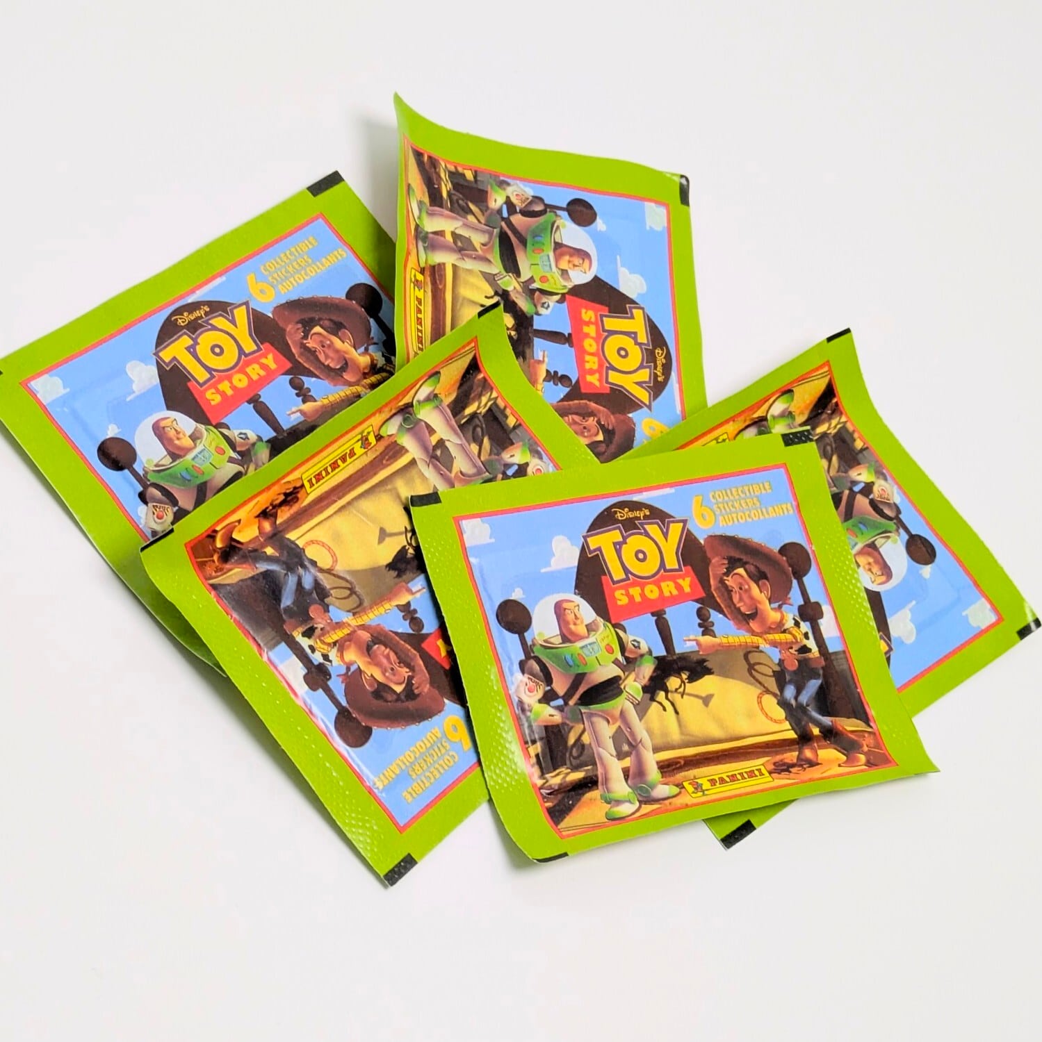 ☆送料無料!☆1995年製【 Toy Story( トイストーリー ) 】VINTAGE  ステッカー単品 (1個=6STICKER)〚アメリカン雑貨 アメトイ〛