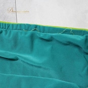 フラメンコ 衣装  ファルダ スカート グリーン系 ブルー系 緑 黄緑 ハイウエスト 伸縮 ストレッチ ボランテ フリル レース レッスン 練習着 お洒落 ダンスウェア フェミニン ポップ 柔らかい