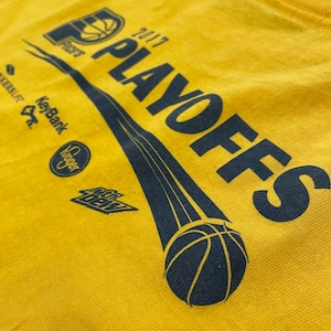 【DELTA PRO WEIGHT】NBA  INDIANA PACERS ペイサーズ バスケ プリント Tシャツ 企業ロゴ X-Large ビッグサイズ us古着