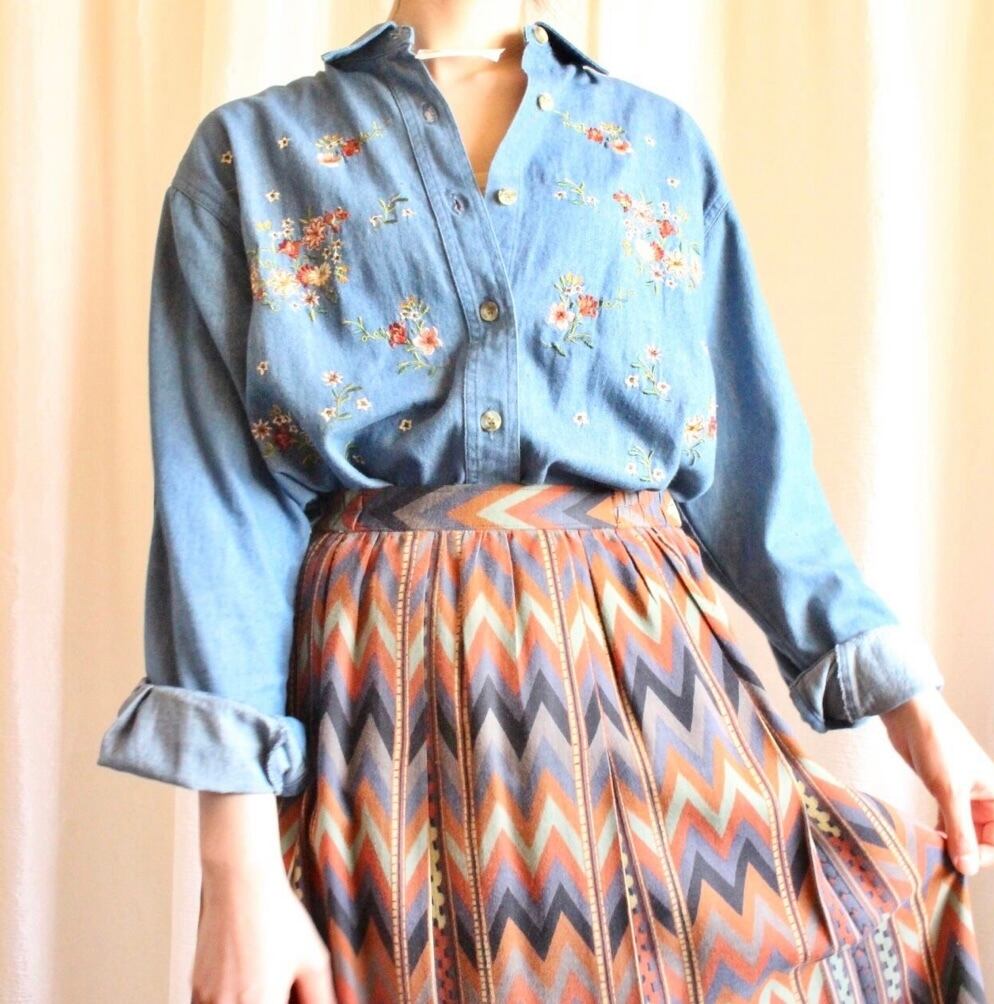 カラフルデザインスカート【324】