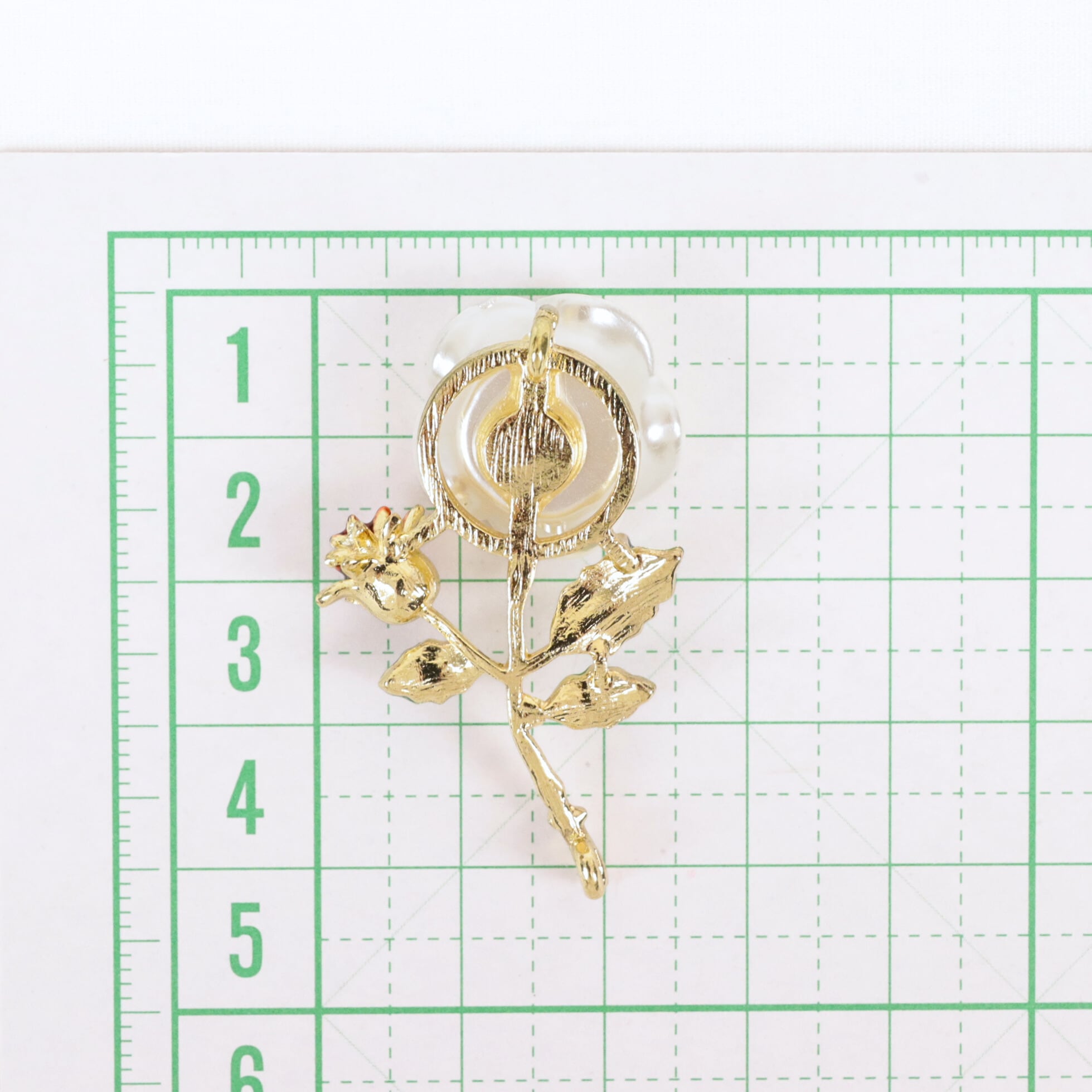 薔薇 ゴールド 金属 02000229 チャーム ハンドメイド 装飾 飾り