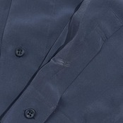 PIA SPORTS ピアスポーツ 刺繍 デザイン 長袖 シャツ 3/くすみネイビー系 メンズ