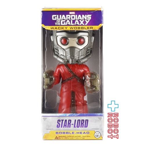 ファンコ マーベル ガーディアンズ・オブ・ギャラクシー スターロード ワッキーワブラー ボブルヘッド フィギュア 開封箱入