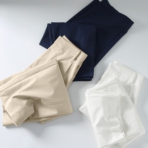 ワイドレッグクロップドパンツ 3color W00374