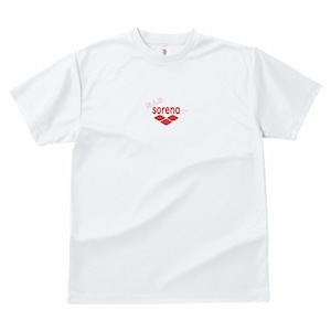 ほんまsorena　Tシャツ（ドライ素材：白）