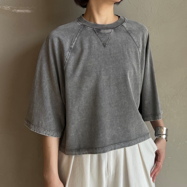 【 PASSIONE 】ピグメント加工ラグランtee