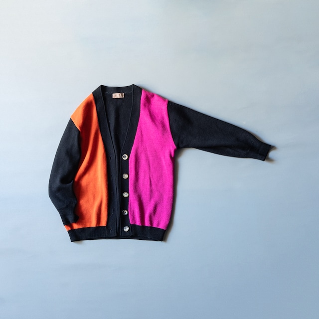 "マイ恵美 tokyo" used Asymmetry color cardigan