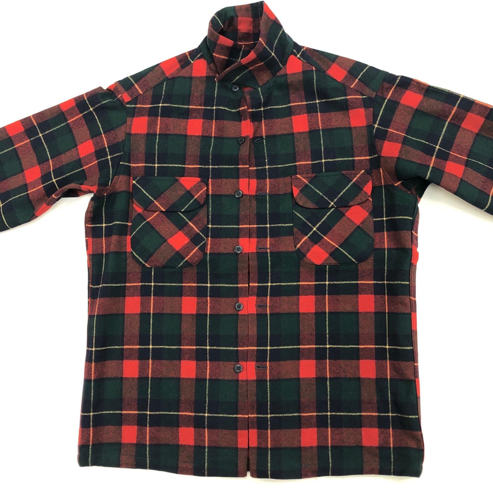 PENDLETON |ペンドルトン 70年代 USA製 タータンチェック柄 オープン