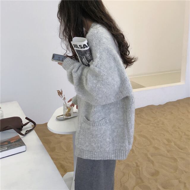 予約販売】カーディガン カーディガンジャケット シンプル