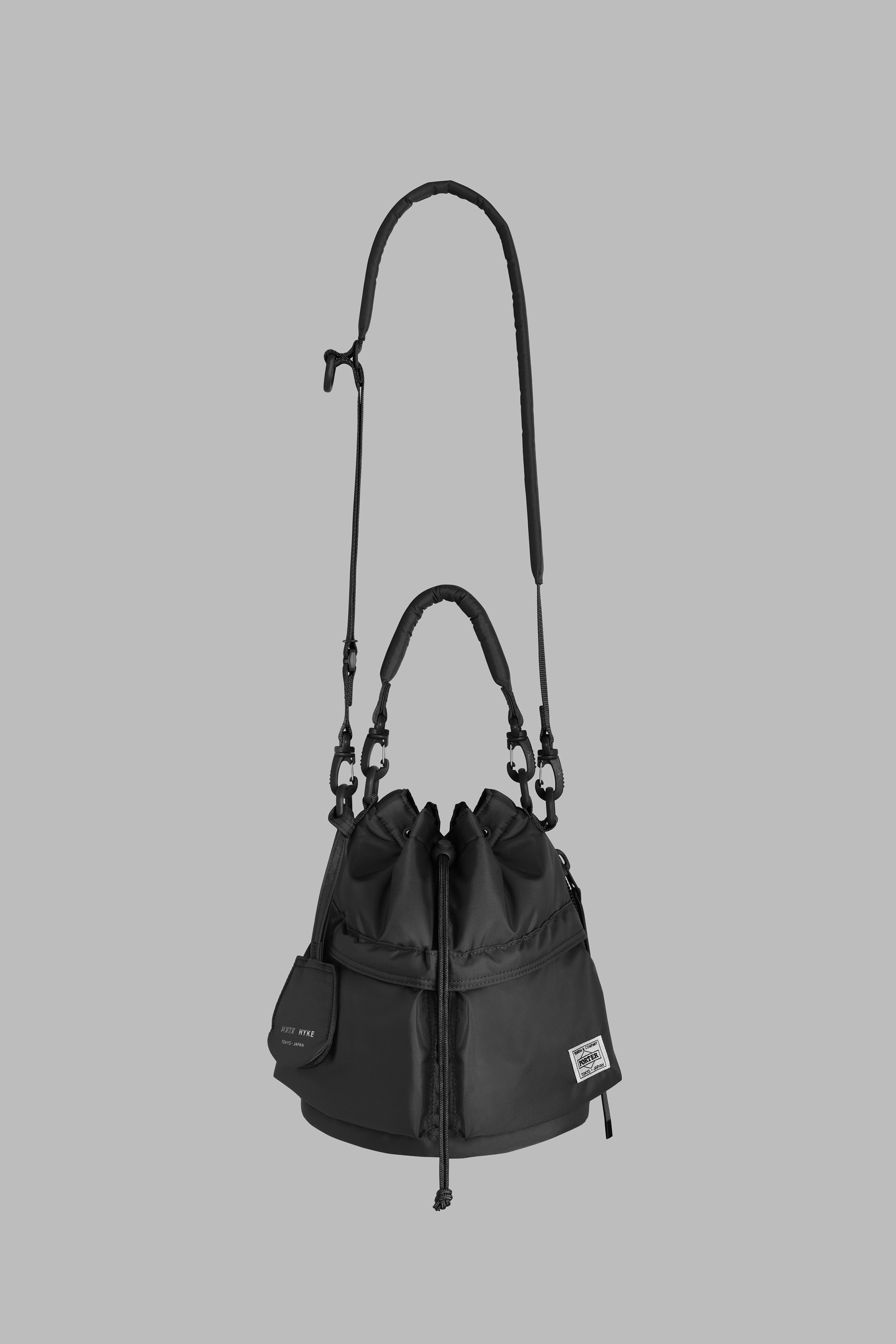 HYKE【ハイク】 PORTER × HYKE TOOL BAG 19355 / BLACK | glamour online