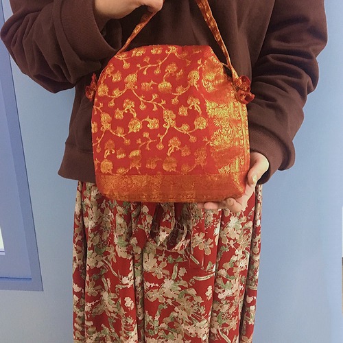 インド サリー red bag ❁⃘