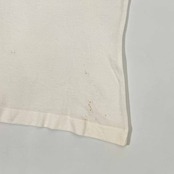 80s CHEMISE LACOSTE シュミーズラコステ 鹿の子ノースリーブ ポロシャツ/ホワイト レディース 文字ワニ ビンテージ