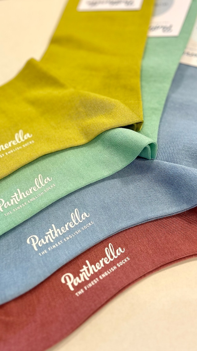 new! PANTHERELLA リブ無しコットンソックス W304 【WOMENS】