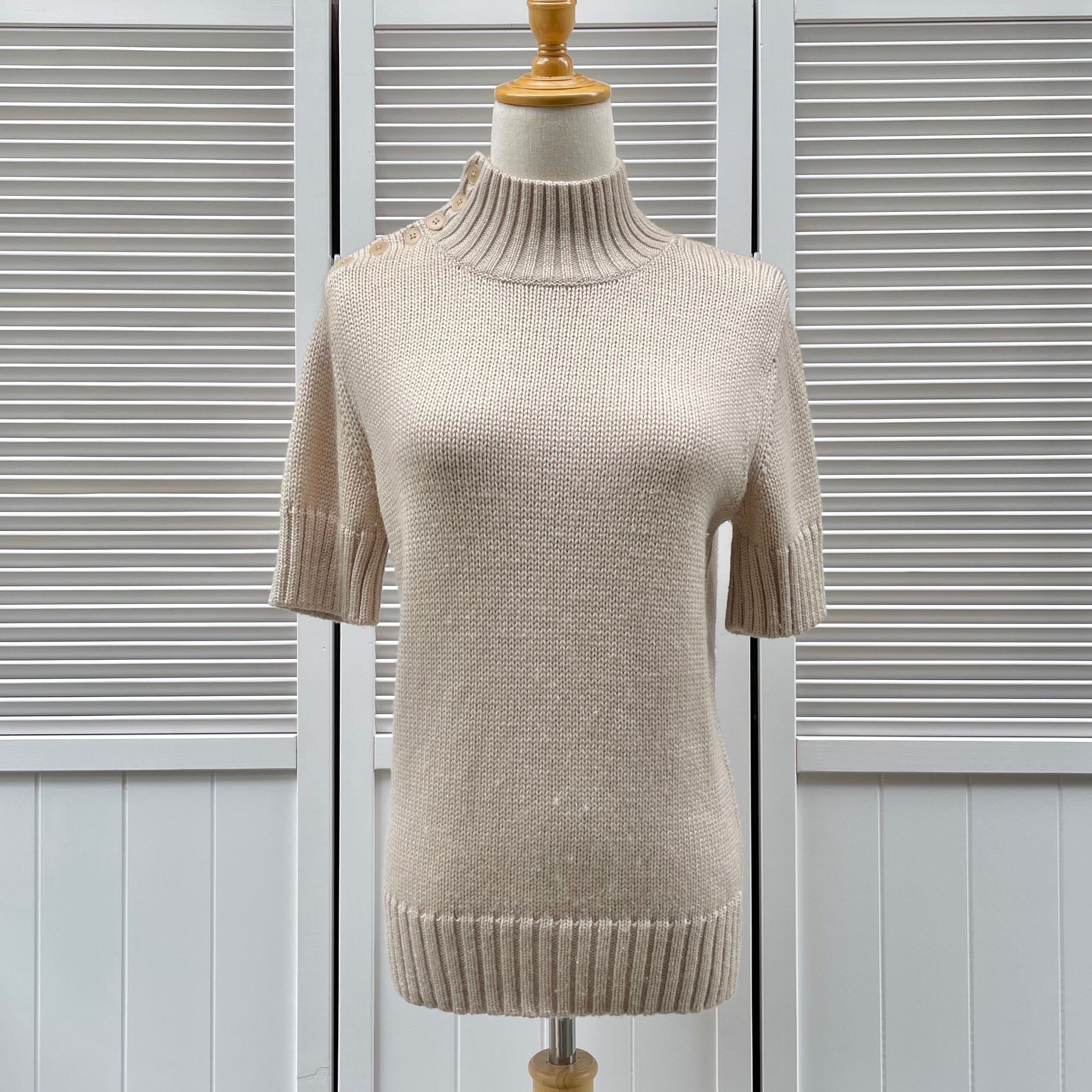Calvin Klein button design high neck knit 〈レトロ古着 カルバン ...