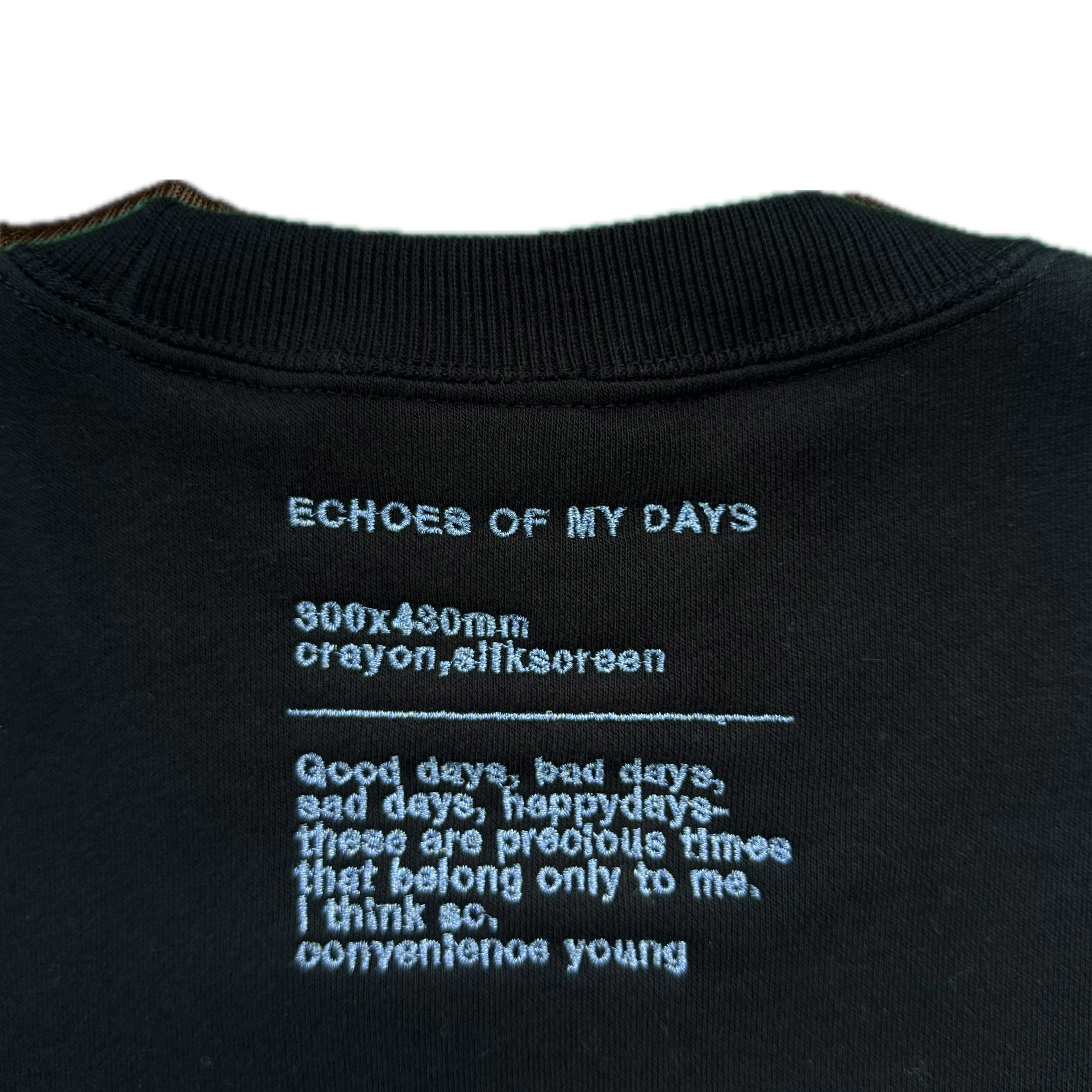 トップス CONVENIENCE YOUNG ECHOES OF MYDAYS SWEAT ECHOES OF MY DAYS SWEAT : NAVY | CONVENIENCE YOUNG