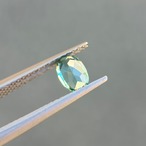 ネオンブルーグリーントルマリン 6.0x4.0mm, 約0.46ct, ナミビア産