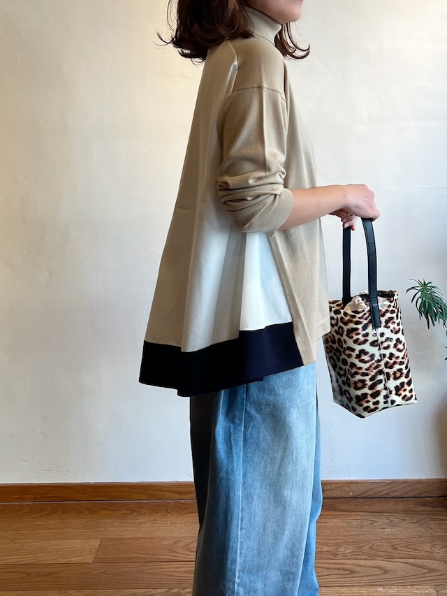 ADAWAS / エクストラファインメリノウールタートルネック