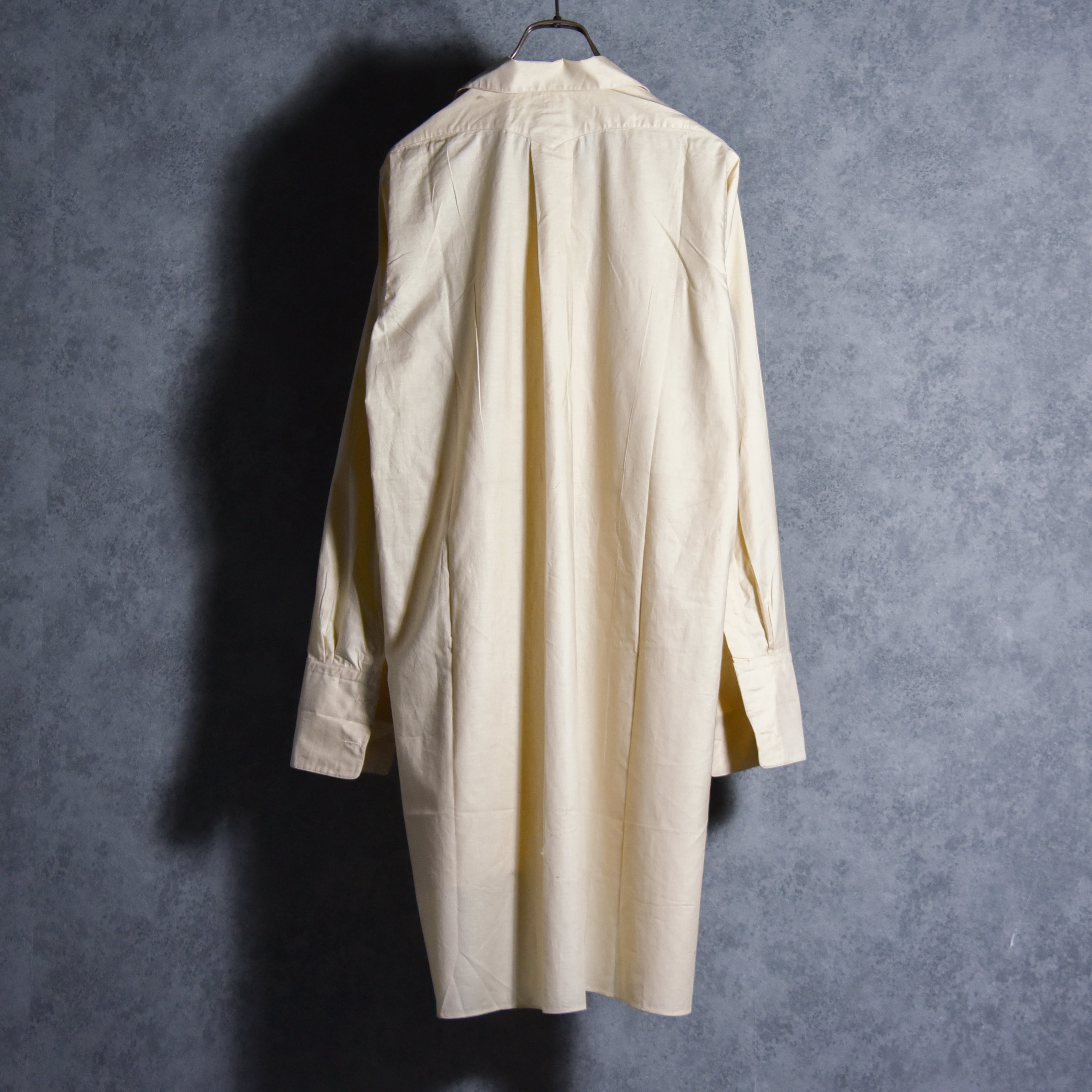 40s 50s フランス 前開き シャツ ビンテージ フルオープン DEAD STOCK】40-50s French AVION E.A.R. PARIS Vintage Open Collars