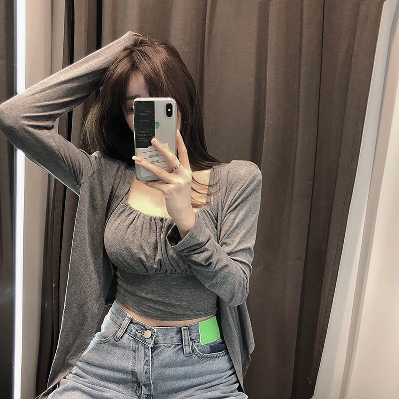 スタイルカーディガンジャケット セット スプリング 春物 ブラックストロベリース49965074347