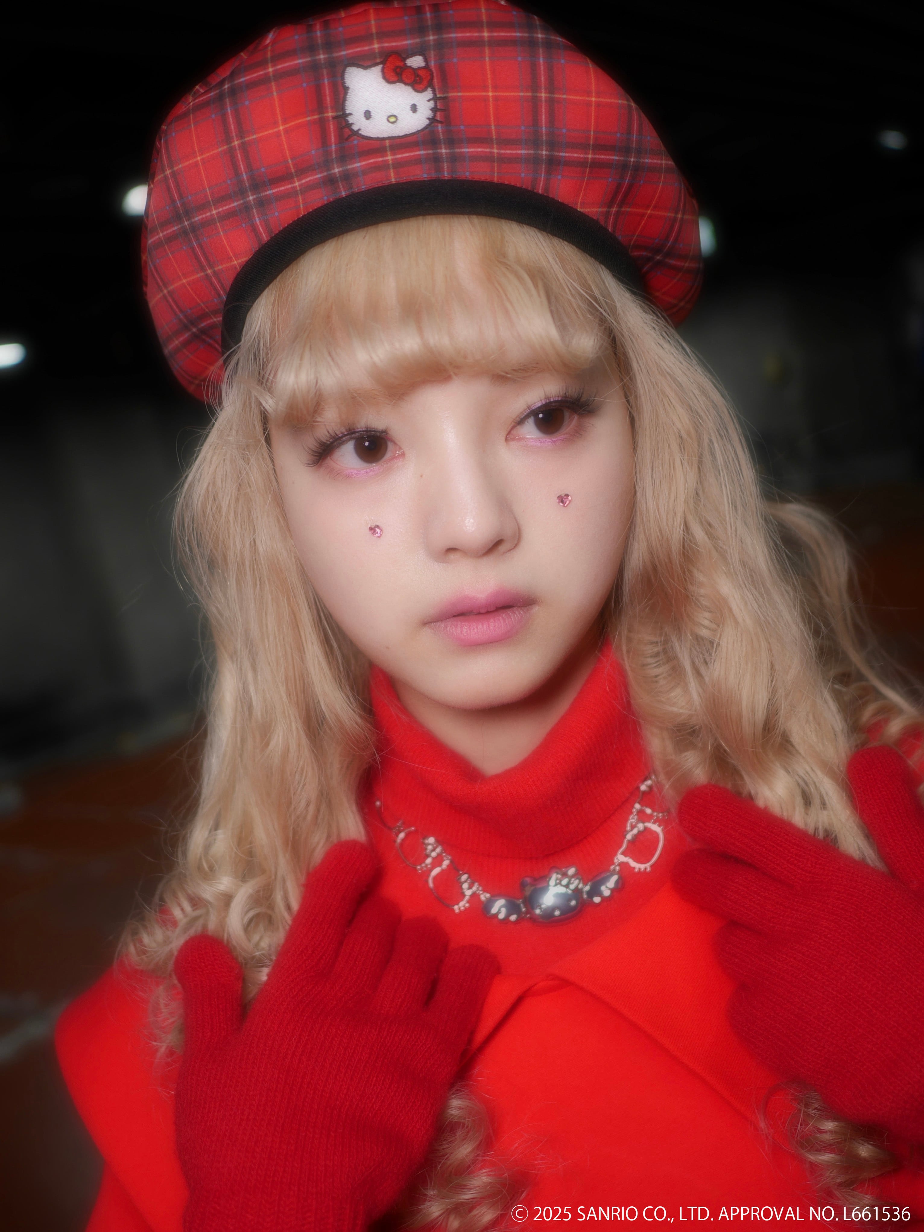 ハローキティ　ベレー帽