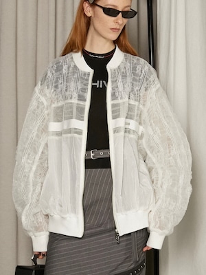 【25SS】PRANK PROJECT プランクプロジェクト / Shirring Lace Blouson / ブルゾン