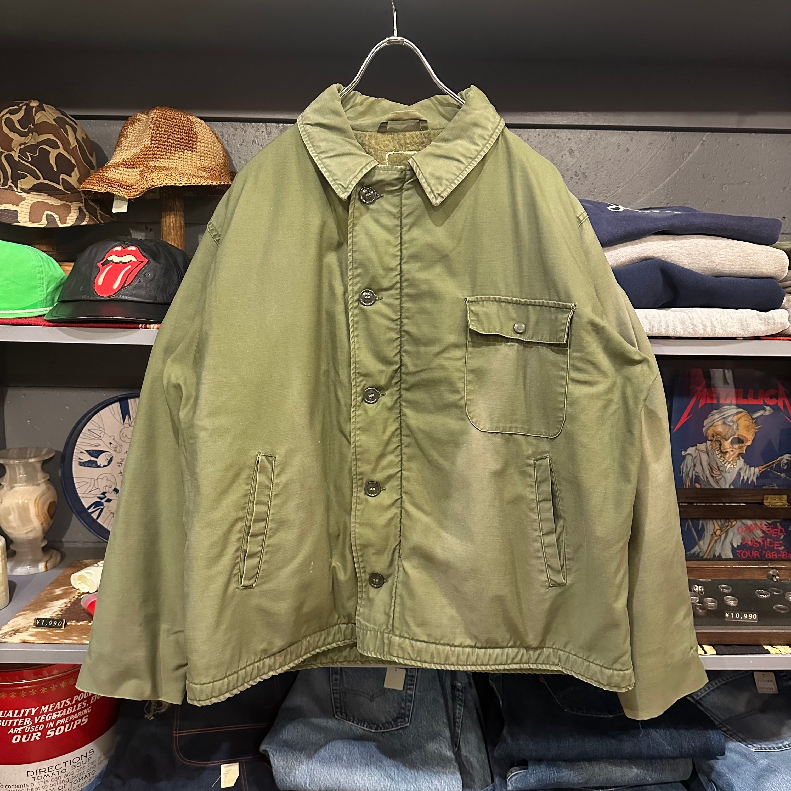 80s U.S.Navy A-2 Deck Jacket