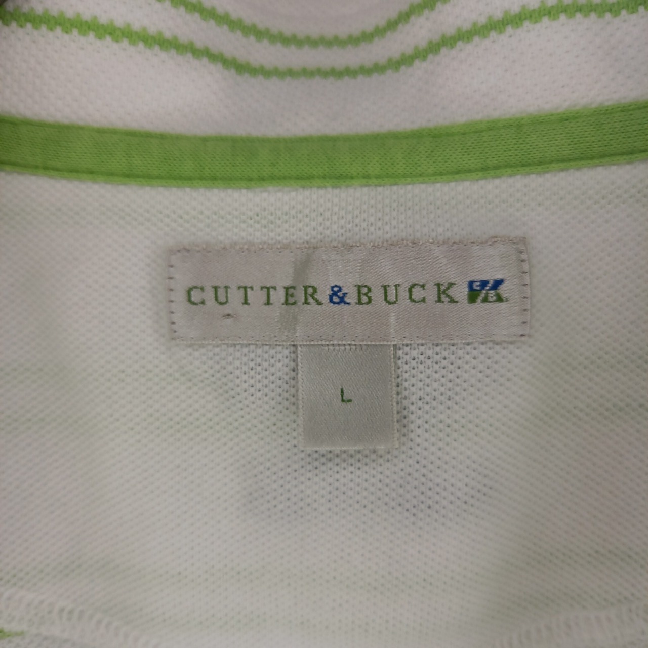 デサント製　CUTTER&BUCK　ハーフジップ　半袖　刺繍カットソー　Tシャツ