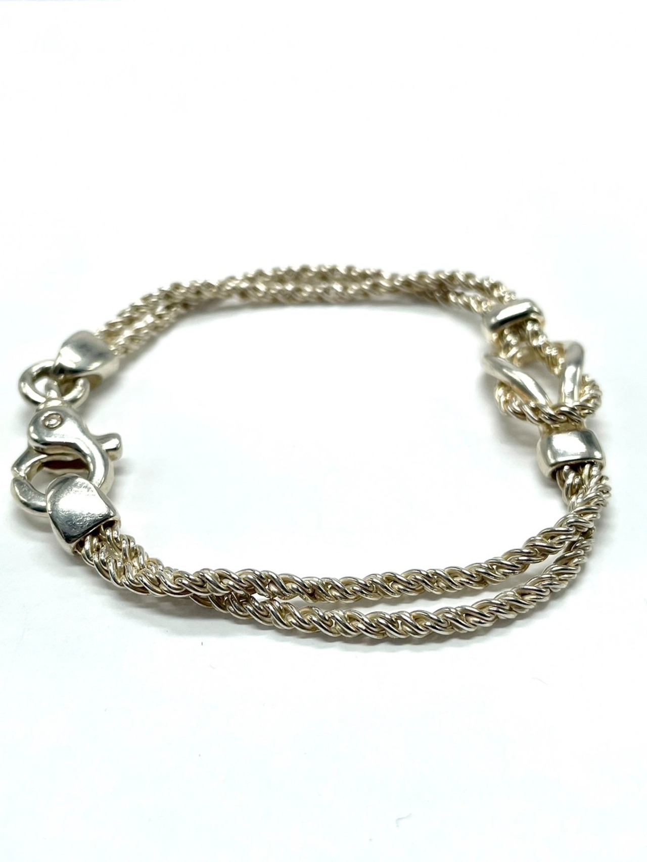 Tiffany&co　ダブルロープ ブレスレット SV925