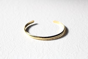 "receiving mode" simple bangle 【gold】L