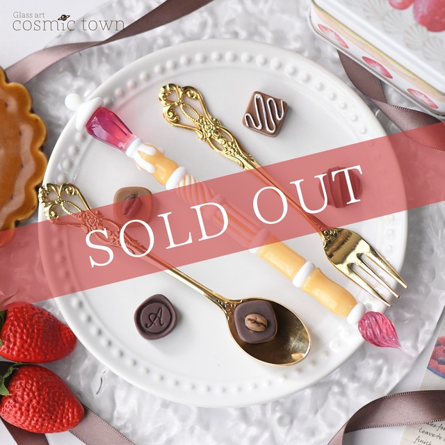 街灯ガラスペン /  ショートケーキ【cosmic town】260223-4