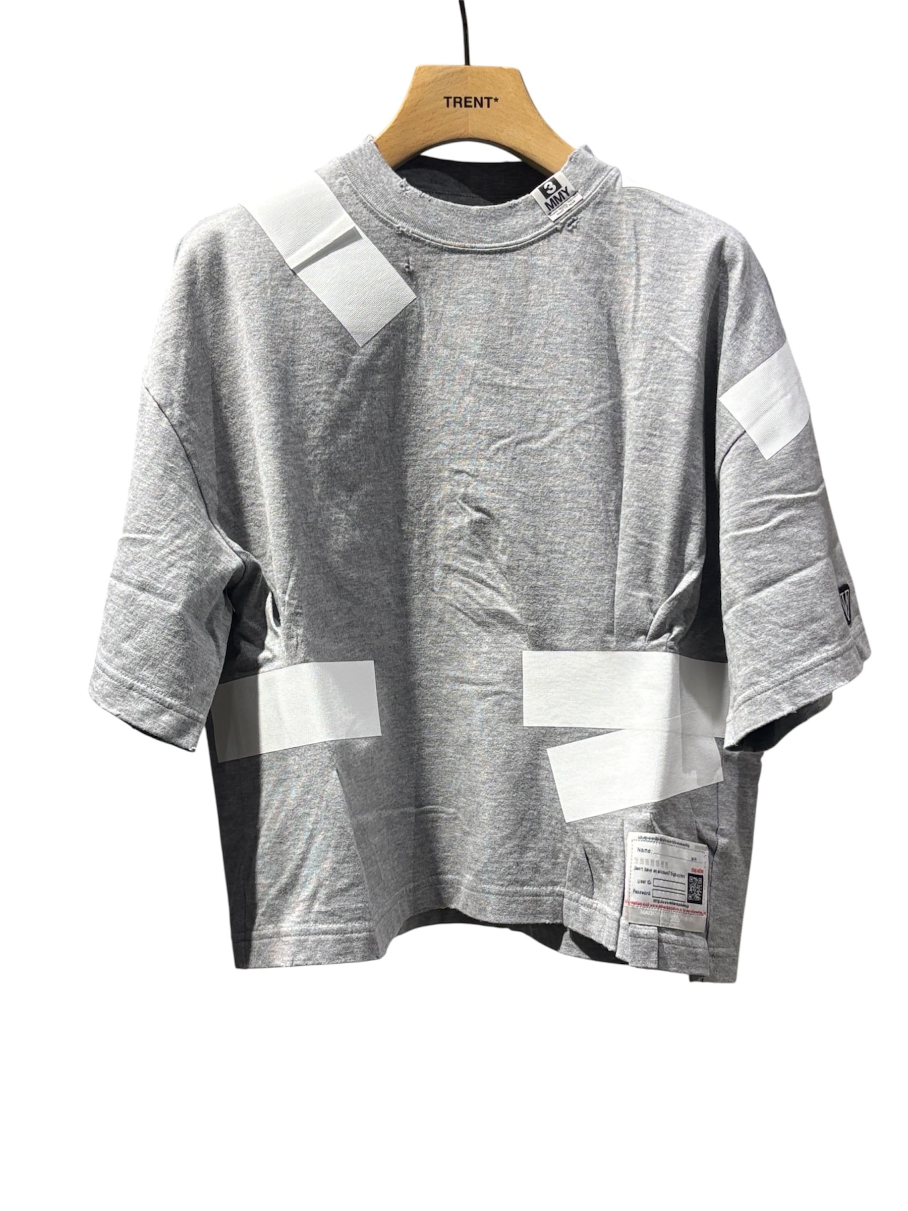 26SS】Maison MIHARA YASUHIRO ミハラヤスヒロ / TUCKED TAPE T / T