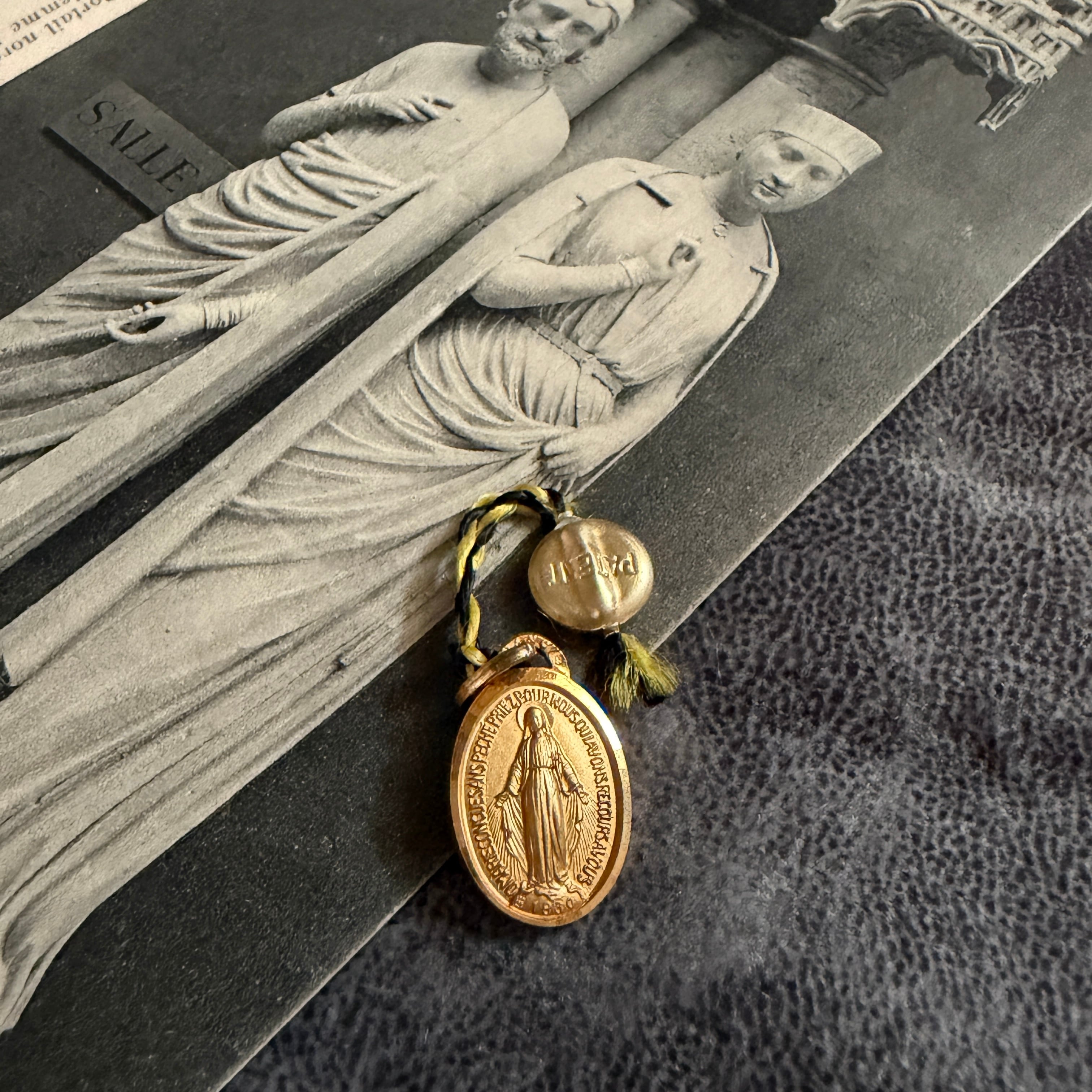不思議のメダイ | Antique medaille Mary