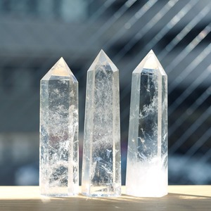 【欠け対策】水晶六角柱 Mサイズ／3本セット