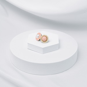 dual pearls -ピンク＆ホワイト-