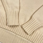 カシミヤ混 MACPHEE マカフィー タートルネック ウール ニット セーター M/ホワイト アイボリー 系 レディース