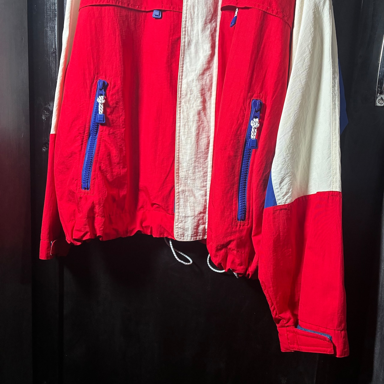 90s TOMMY HILFIGER ナイロンジャケット 赤白青 トミーヒルフィガー