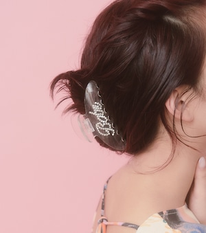 "BABE" HAIR CLIP クリア