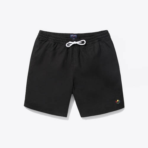 Cotton Twill Shorts(Black)