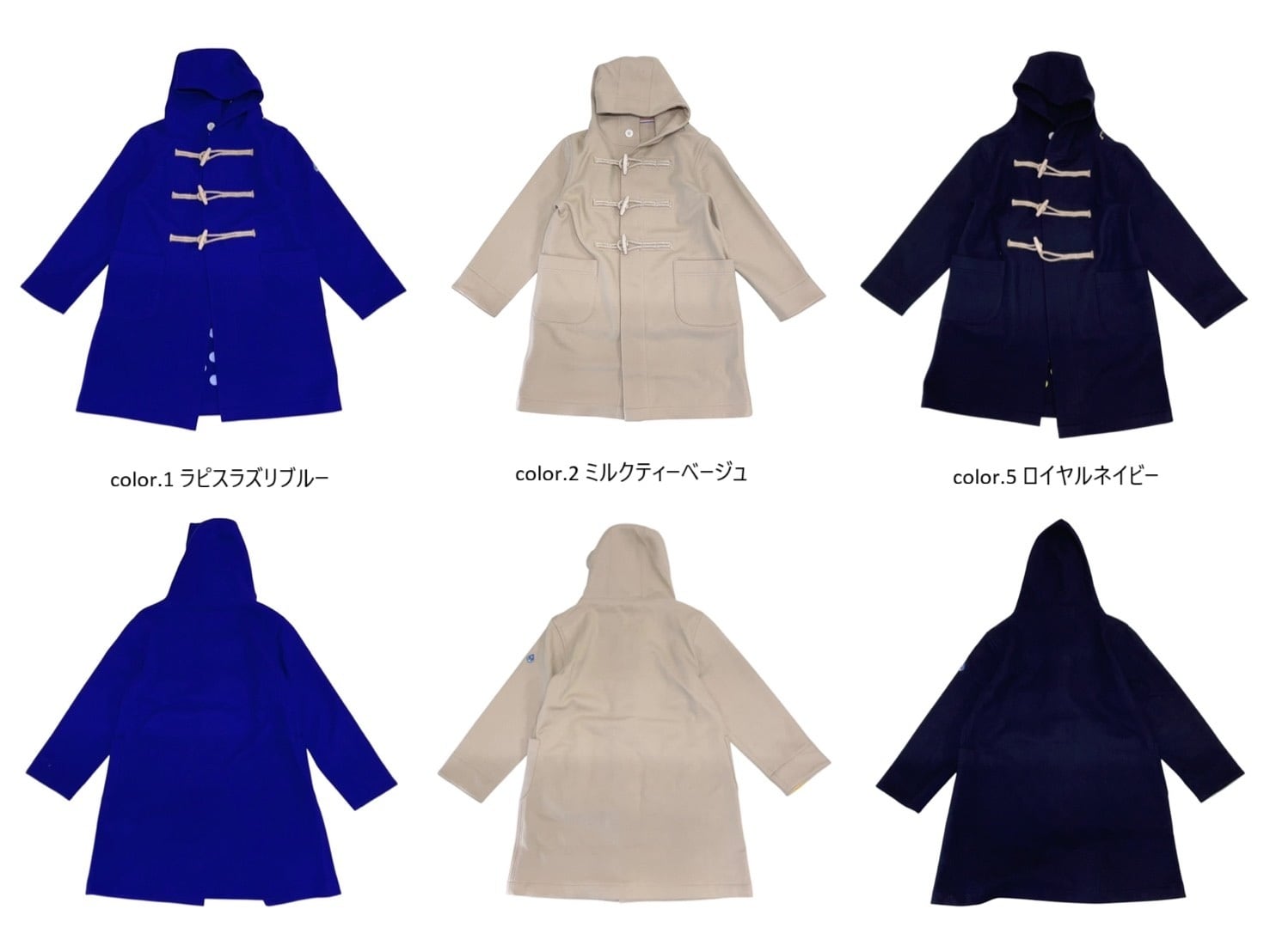 快晴堂　メリノウールダッフルコート 快晴堂 メリノウールダッフルコート 快晴堂（カイセイドウ）の「ユニ