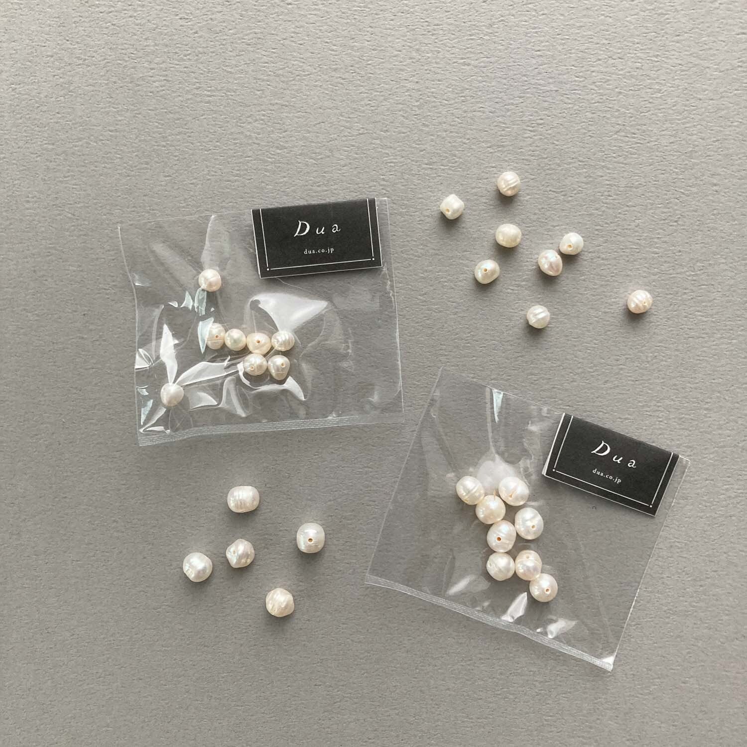 バロックポテト淡水パールパック（8p/白SM） | Dua-アクセサリーパーツ