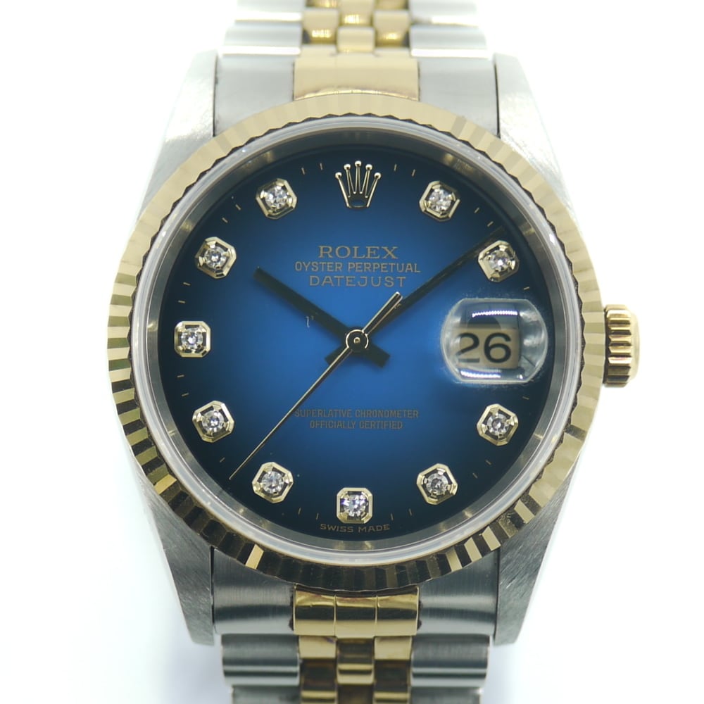 ROLEX ロレックス デイトジャスト 10Pダイヤ 16233G T番 SS/YG