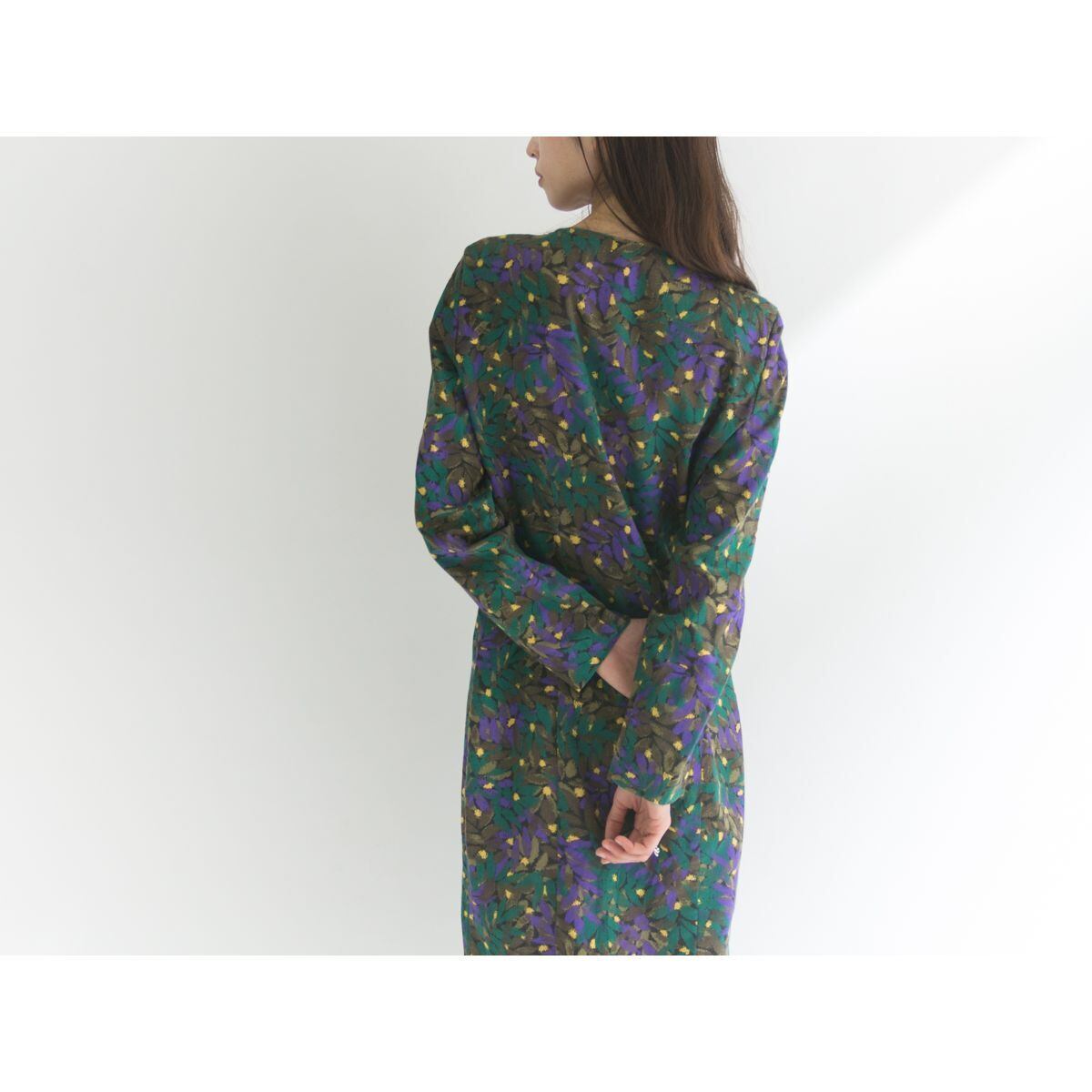 【Coastal】Made in USA botanical one-piece（アメリカ製 ボタニカル柄 ワンピース）8e