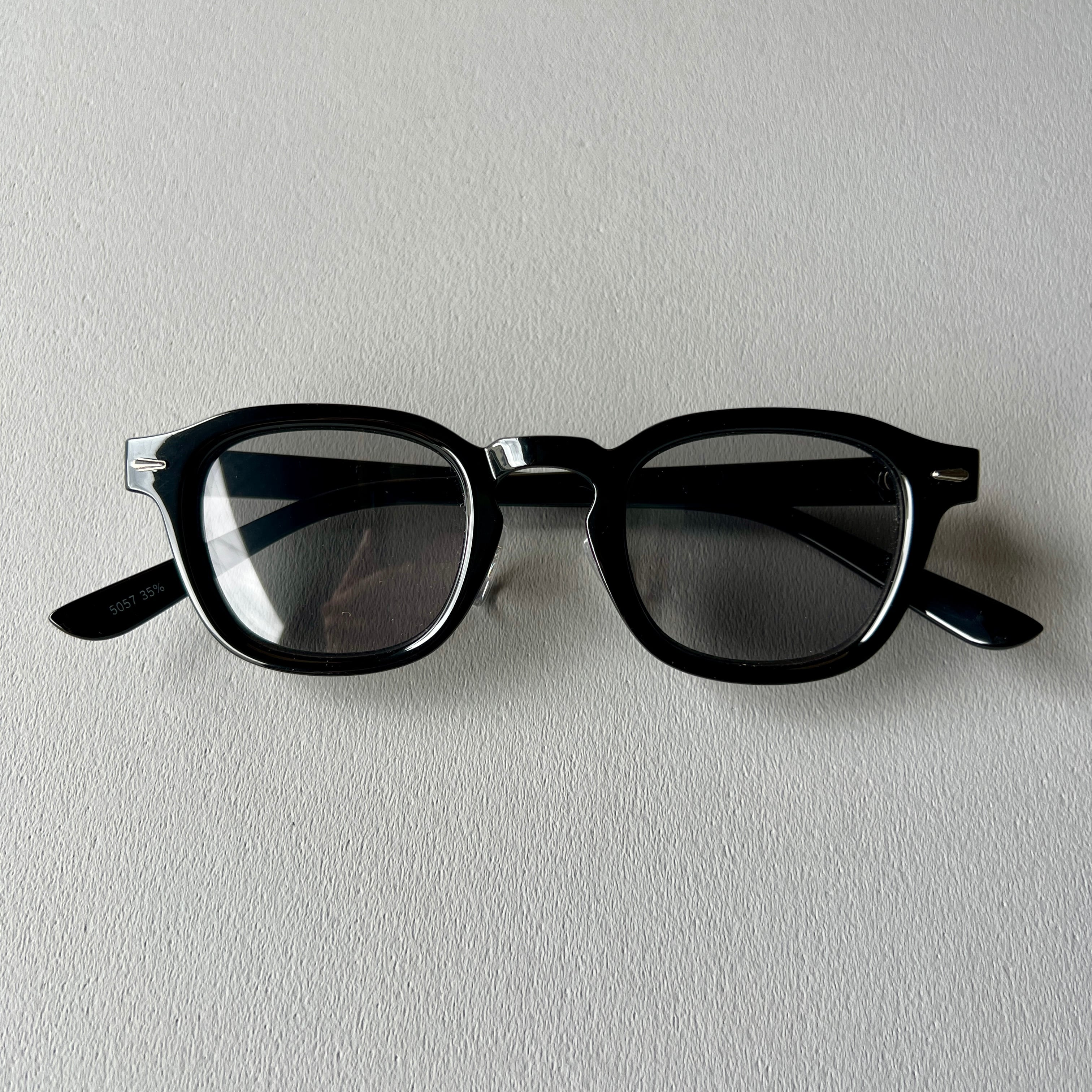 THE DAY SELECT | VINTAGE TELEVISION SUNGLASSES | BLACK × CHARCOAL