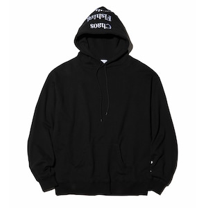 CHAOS FISHING CLUB LOGO HOODIE BLACK