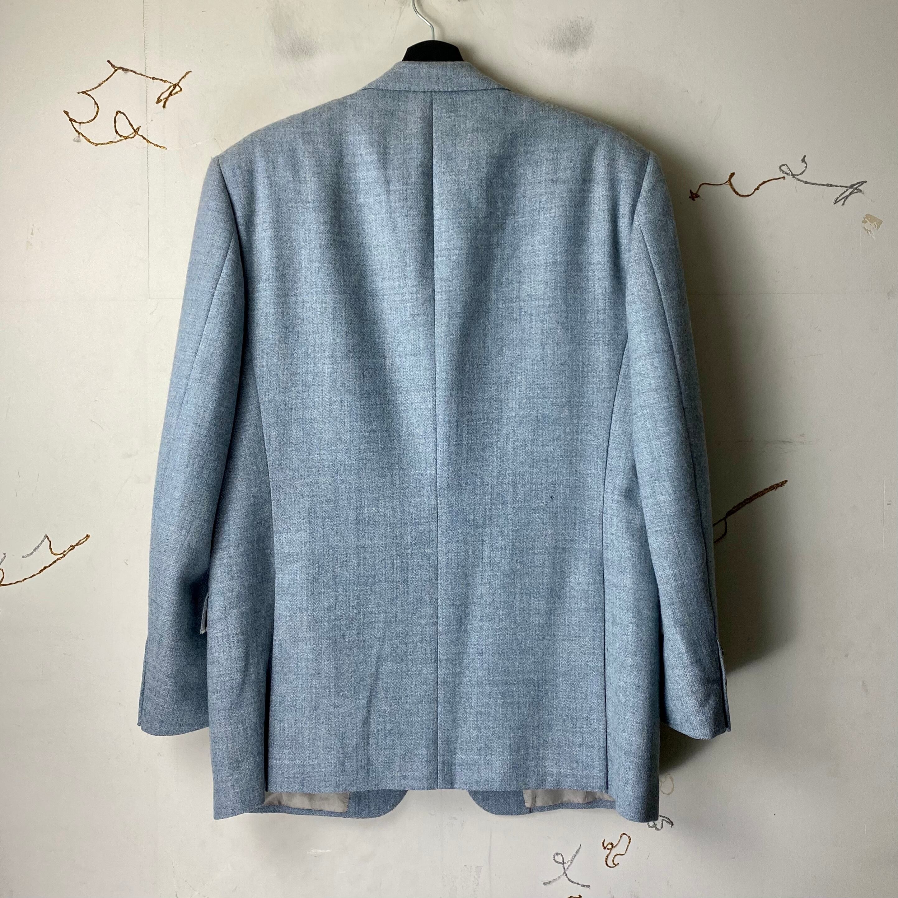 vintage YVES SAINT LAURENT RIVE GAUCHE “HOMME” saxe blue tailored