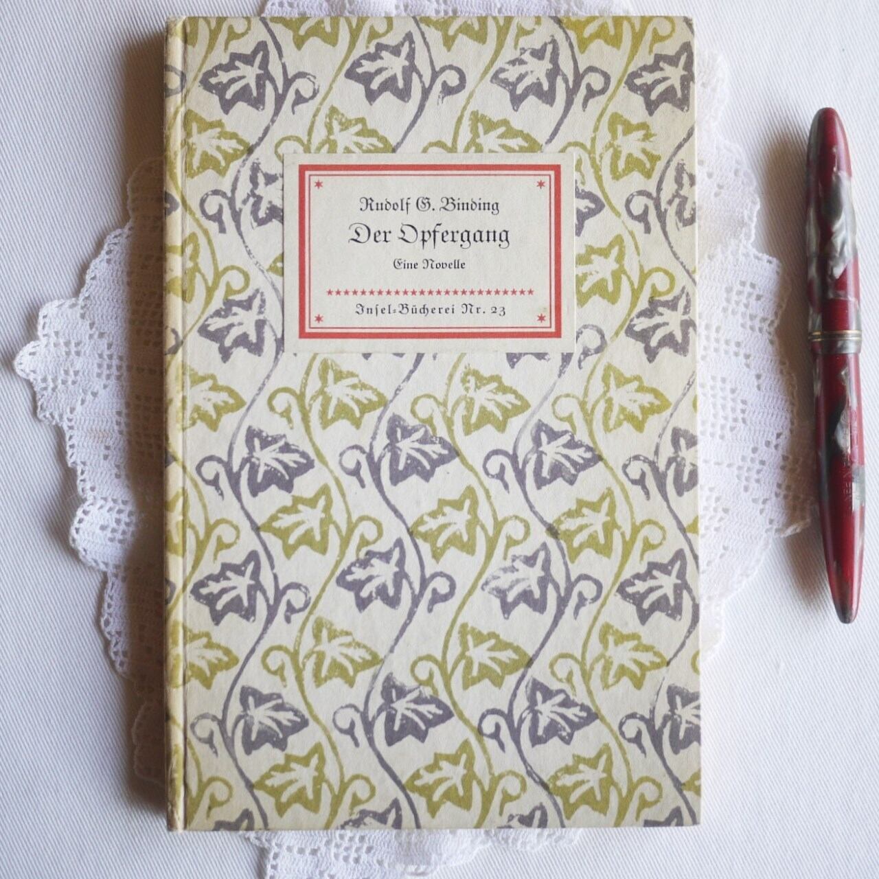 インゼル文庫 No.23 「 Der Opfergang」