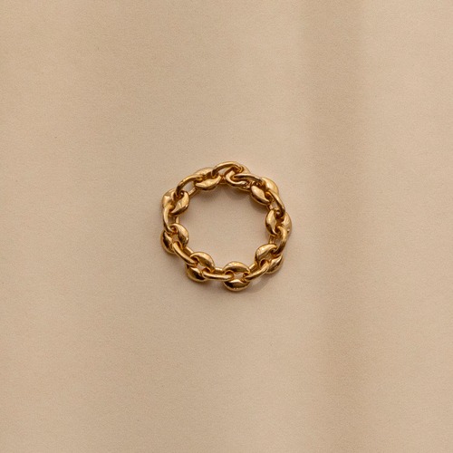 8hole ring Small  Gold