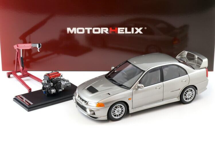 MOTORHELIX 1/18 ランサーエボリューションⅣ　ランエボⅣ シルバー MOTORHELIX 1/18 ランサーエボリューションⅣ ランエボⅣ シルバー
